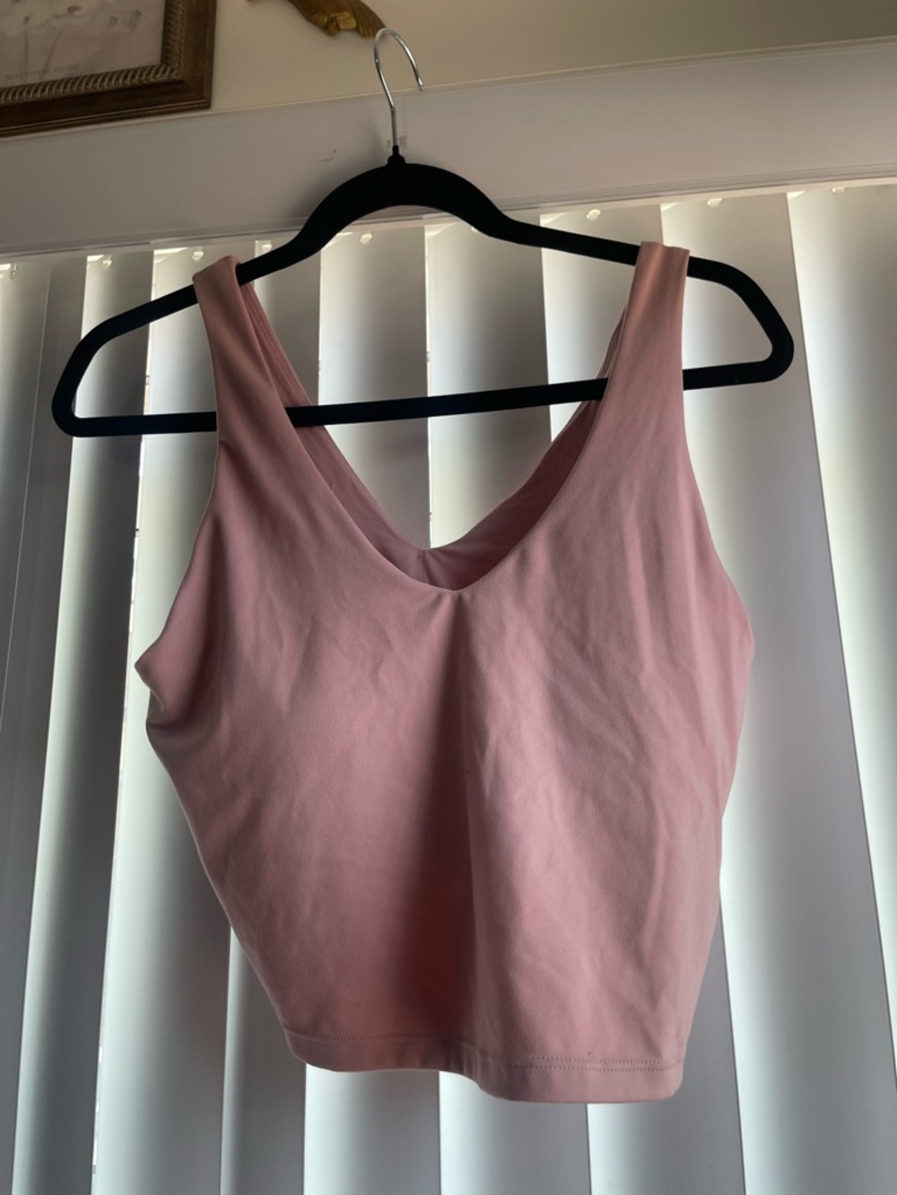 all in motion Soft V-Neck Crop Tank Top - Light Pink